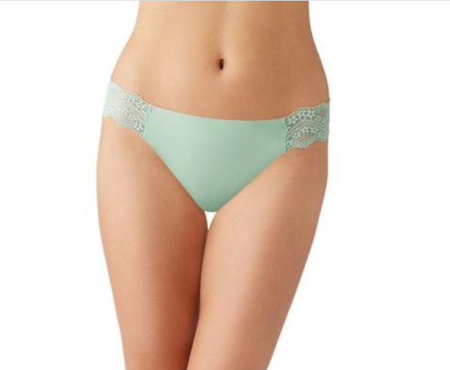 B.temptd от Wacoal Женские трусики-стринги B.bare зеленого цвета | XL