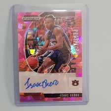 Panini Prizm Draft Picks Isaac Okoro Auburn Prospect Autographs Pink Ice #PA-IO