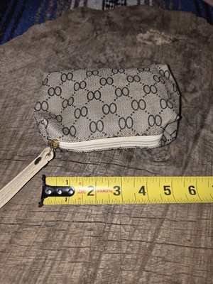 vintage GG monogram canvas cosmetic bag or clutch