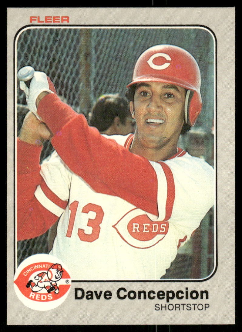 1983 Fleer #588 Dave Concepcion