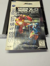 Iron Man / XO Manowar in Heavy Metal Sega Saturn COMPLETE W/REG CARD TESTED 