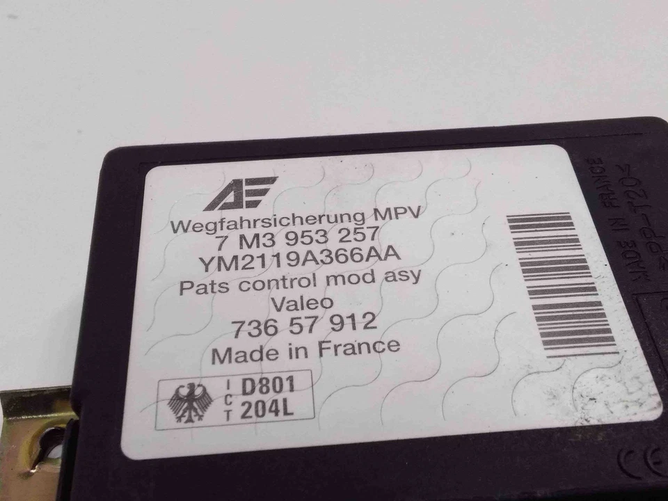 Modulo Comando Immobilizzatore VW SHARAN 7M8, 7M9, 7M6 7M3953257 1.9 Diesel 27624405 - Immagine 2 di 4