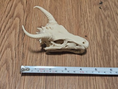 Fantasy Dragon Skull 3D Print Realistic Dragon Head Statue Handmade Gift S