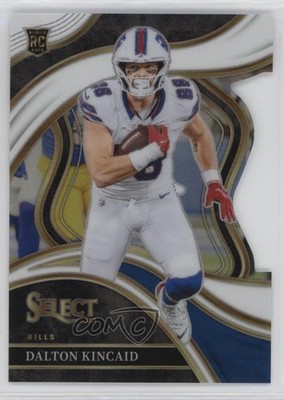 2023 Select Club Level White Prizm Die-Cut 4/199 Dalton Kincaid Rookie RC 0rd2