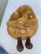 Jellycat London Amuseable Pretzel Good Condition Soft Toy Plush  