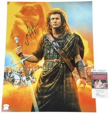 Mel Gibson signed 16x20 Photo William Wallace Director Braveheart JSA