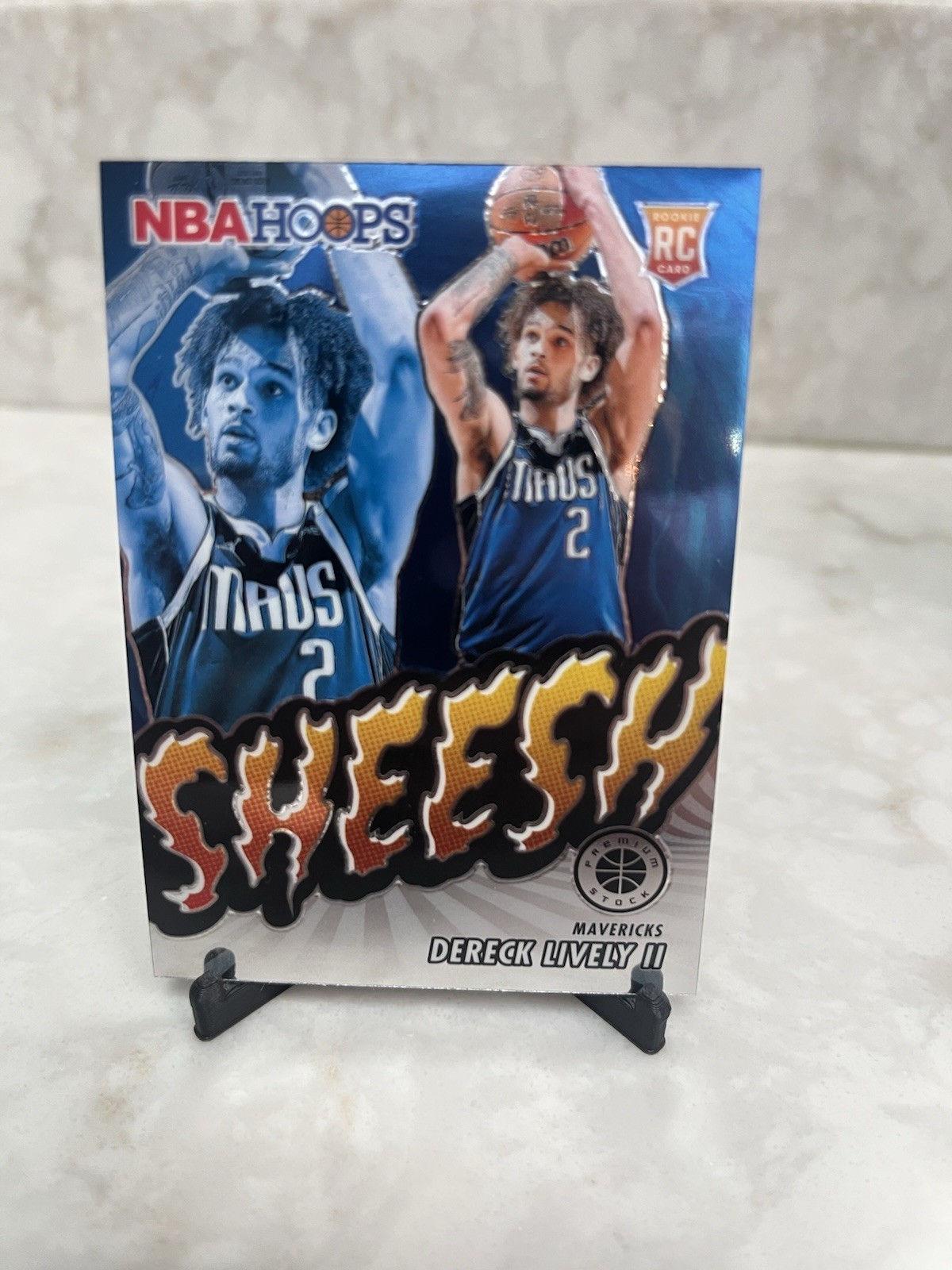2023-24 Panini Hoops Premium Stock Sheesh Silver Prizm #13 Dereck Lively II RC
