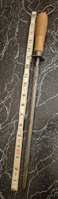 Vintage USA TRU EDGE Knife Sharpener STEEL CHEF HONING ROD Ontario Knife Co