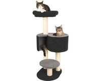 Kratzbaum Kerbl Fridolin Aus Filz 53X32X106 Cm Grau