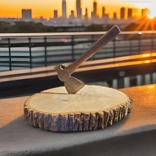 Antiq PLUMB FAYETTE R. PLUMB Anchor Brand 13"L 1.11 Lb 3.5"Blade Hatchet Axe.OBO