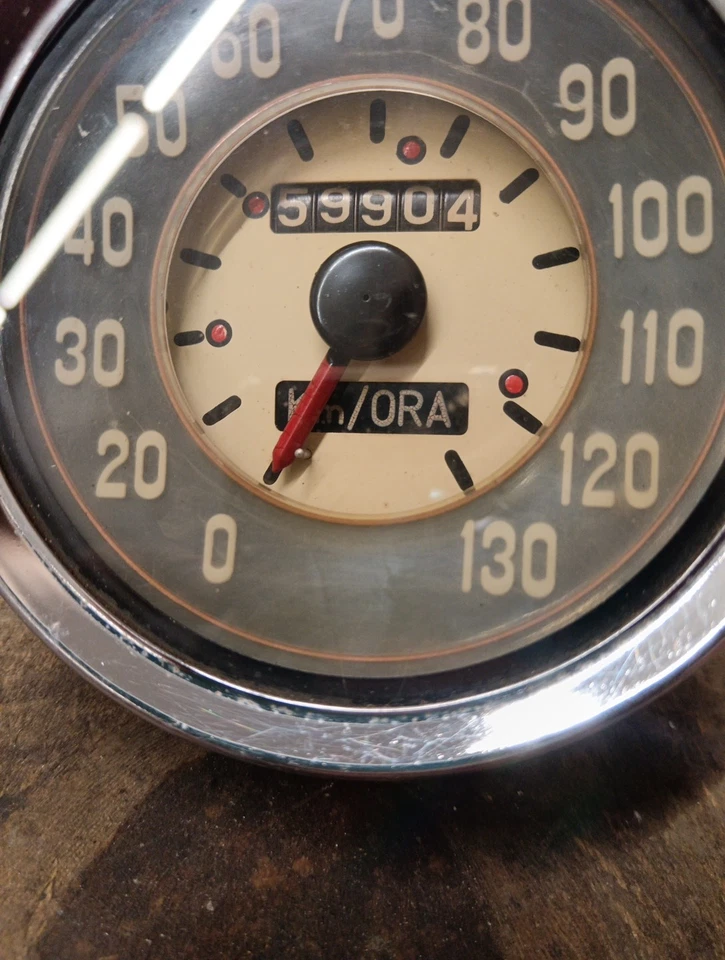 Contachilometri Cruscotto Strumentazione Fiat 1100 103 Foto 2 de 4