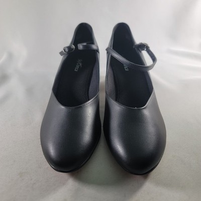 So Danca CELINE Black Character 1.5  Heel Dance Shoes W/ Leather Sole 10.5 M