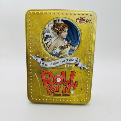 Roll For It Deluxe Edition - Calliope Games - Metal Tin. Complete Set. Fun Game!