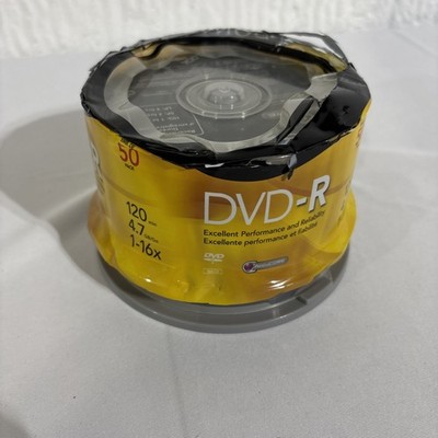 SONY DVD-R 50 Pack 120 Minutes 4.7 GB Blank Media Disc Sealed New
