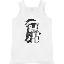 'Christmas Penguin with Gifts' Adult Vest / Tank Top AV058717 