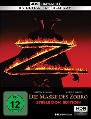 Die Maske des Zorro - 4K Ultra HD + Blu-ray - Steelbook # UHD+BLU-RAY-NEU