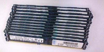 1 x Hynix 8GB PC3-1333 ECC REG 1.35V Low Profile Server Memory HMT41GV7AFR8A-H9