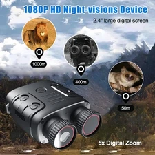 1080P Infrared Night Vision Binocular 5X Digital 300M Full Dark Viewing Distance