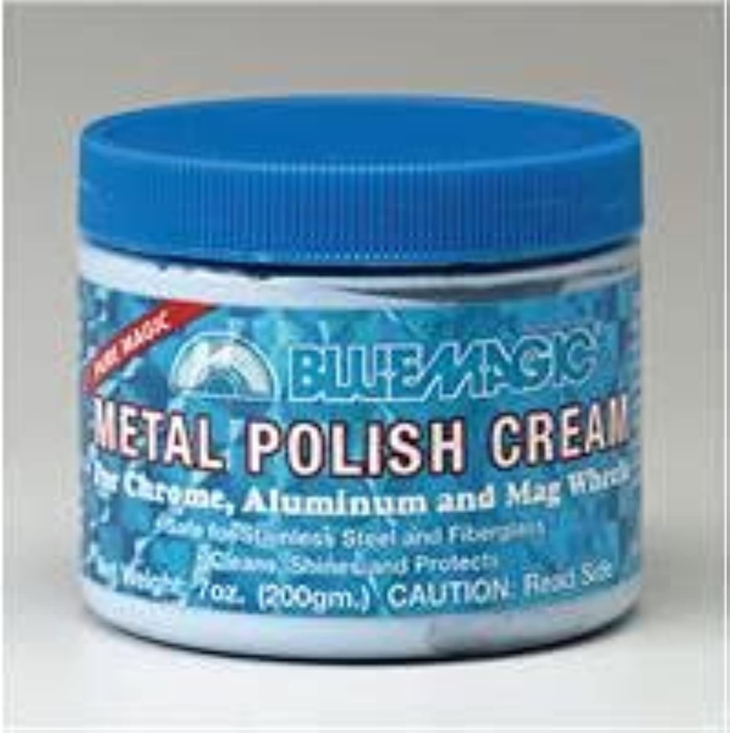 Blue Magic Metal Polish Cream for Chrome Aluminum and Mag Wheels 7 Oz