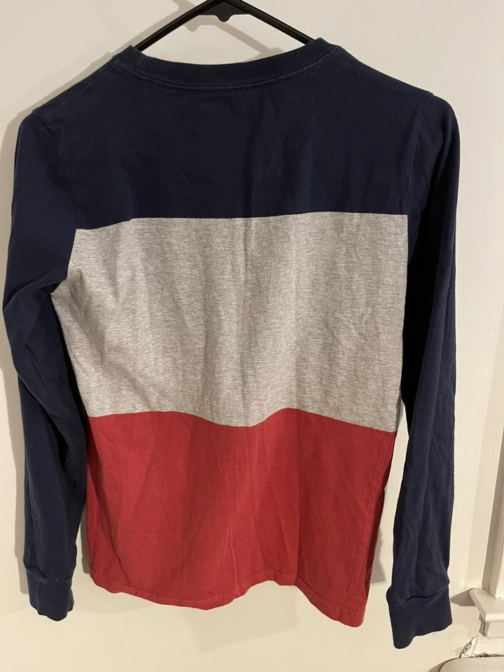 Saturdays Surf NYC Long Sleeve T Shirt Red Gray Navy Size XS - Image 4 of 4