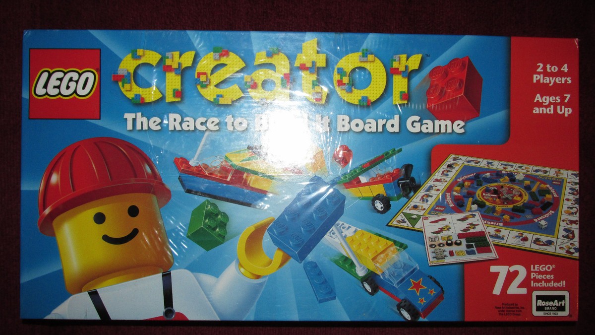 Lego The Race to Build it Board game VINTAGE RARE Educational NEW factory  sealed
