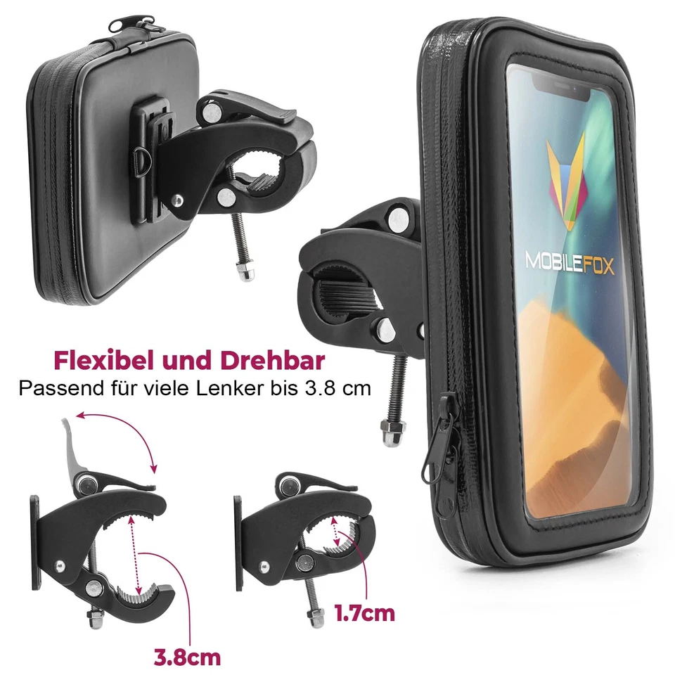 Mount Bicycle Motorcycle Mobile Phone Case Suitable For Apple 14 Pro Max - Image 3 of 4