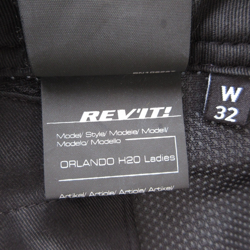 Rev It Motorcycle Riding Jeans Womens 32 Dark Blue Orlando H2O Rev'It Lined - Picture 14 of 18