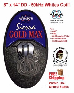 Whites Gold Max 8" x 14" DD Coil for GMT, GMZ, Goldmaster ...