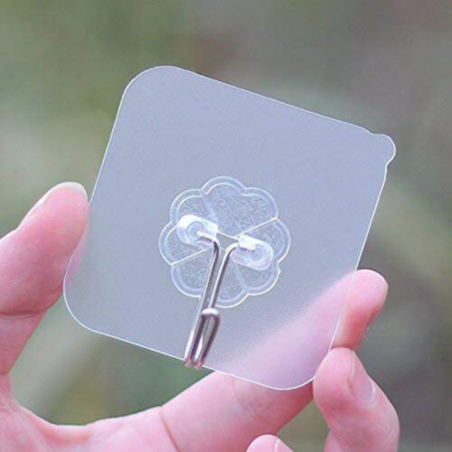20PC/100PC Self Adhesive Wall Hooks Suction Cup Sucker Hanger Bathroom - Picture 6 of 10