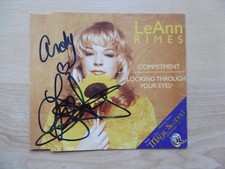 LeAnn Rimes Autogramm signed CD-Cover "Commitment"