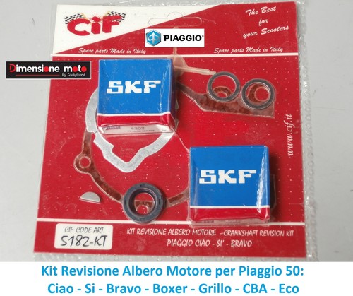 Ricambi Piaggio Ciao Bravo Kit Revisione Motore SKF Per Piaggio - Foto 3
