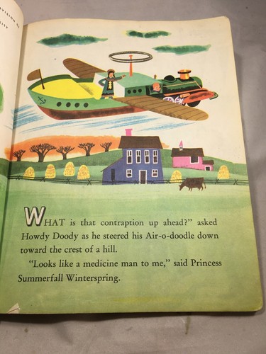 VTG Howdy Doody and the Princess #135 A Little Golden Book 1952 “A” 1st Ed. HC - Picture 9 of 12