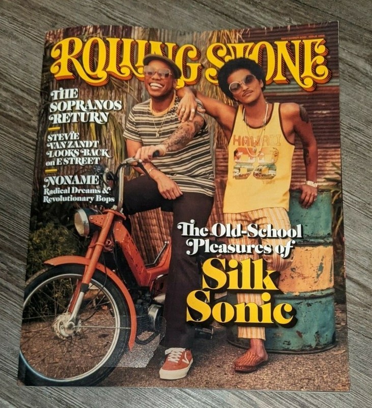 Rolling Stone magazine #1355 September 2021 Silk Sonic Bruno Mars Anderson .Paak