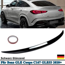 Schwarz Glänz Spoiler Heckspoiler für Mercedes Benz GLE Coupe C167 GLE53 2020+ Schwarz Glänz Spoiler Heckspoiler für Mercedes Benz GLE Coupe C167 GLE53 2020+
