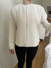 Vince Frayed Edge Boucle Jacket Size 2 Uk8-10