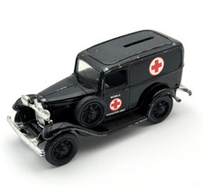 Ertl 1943 Replica Ford 1932 Delivery Van Mobile Disaster Unit Coin Bank USED