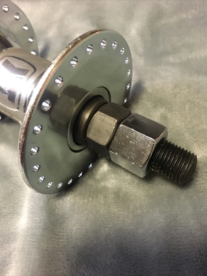 SUPER RARO MID SCHOOL HARO BMX CROMO BRIDA ANCHA 48 ORIFICIOS BUJE (EJE DE 14 MM DE ESPESOR) Foto 2 de 4