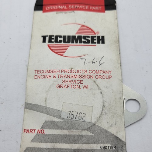 Tecumseh 35762 Exhaust Gasket HSK840 OH318EA 38079 38087 38542 Rust Genuine OEM - Picture 6 of 6