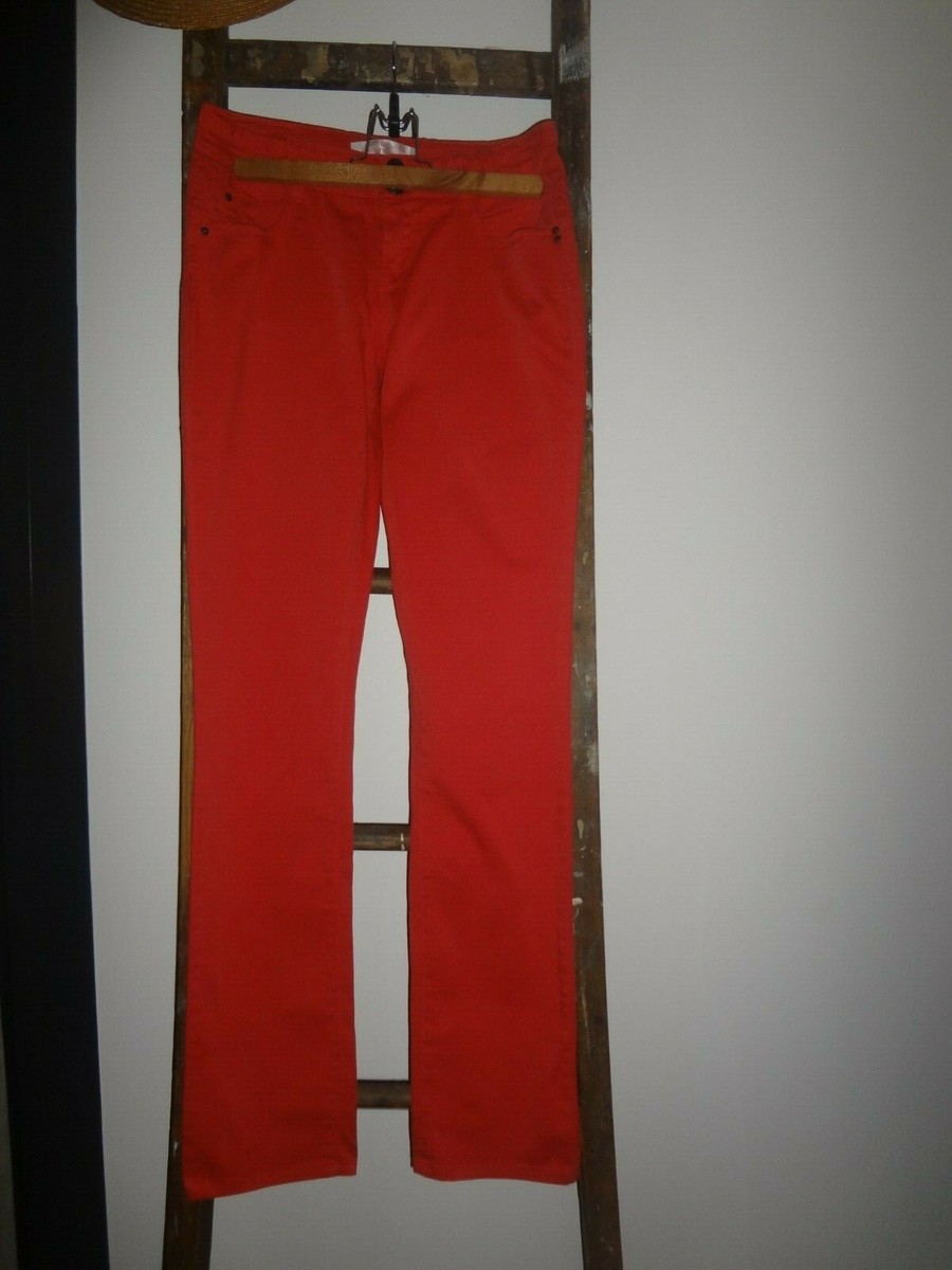 Pantalon Jean Bootcut Cache Cache Taille 34 - Rouge, Style Baggy/legging, Très Bon état