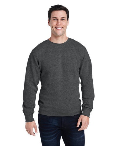 J America 8870JA Adult Triblend Crewneck Sweatshirt - Comfortable, Stylish, and - Picture 4 of 12