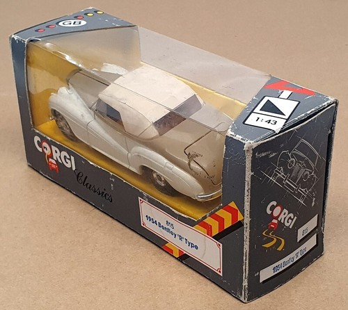 Corgi Appx 14cm Long Diecast 815 - 1954 Bentley R-Type - Beige/Ivory - Picture 5 of 5
