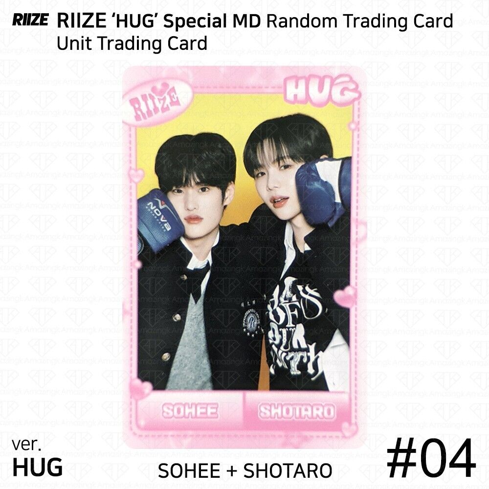 RIIZE 'HUG' Special MD Random Trading Card HUG Ver Selfie RIIZE 'HUG' Special MD Random Trading Card HUG Ver Selfie