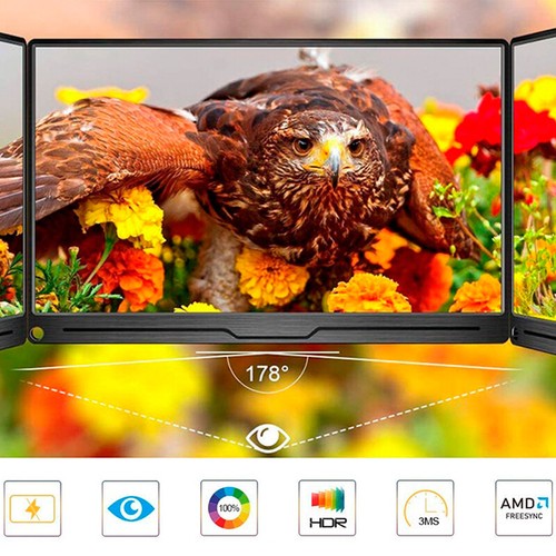 13.3''/15.6'' Portable 1080P Display IPS Screen USB HDMI Monitor Gaming Monitor - Picture 3 of 20