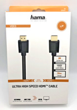 HAMA HDMI Cable 1m Ultra High Speed 8K Gold Plated Ultra HD Slim Design