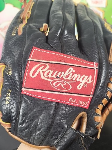 Rawlings Baseballhandschuh 12,5 links in. Schwarz braunes Leder PP125BT Vollleder - Bild 17 von 24
