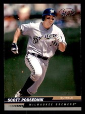 2005 Leaf  #112 Scott Podsednik Milwaukee Brewers