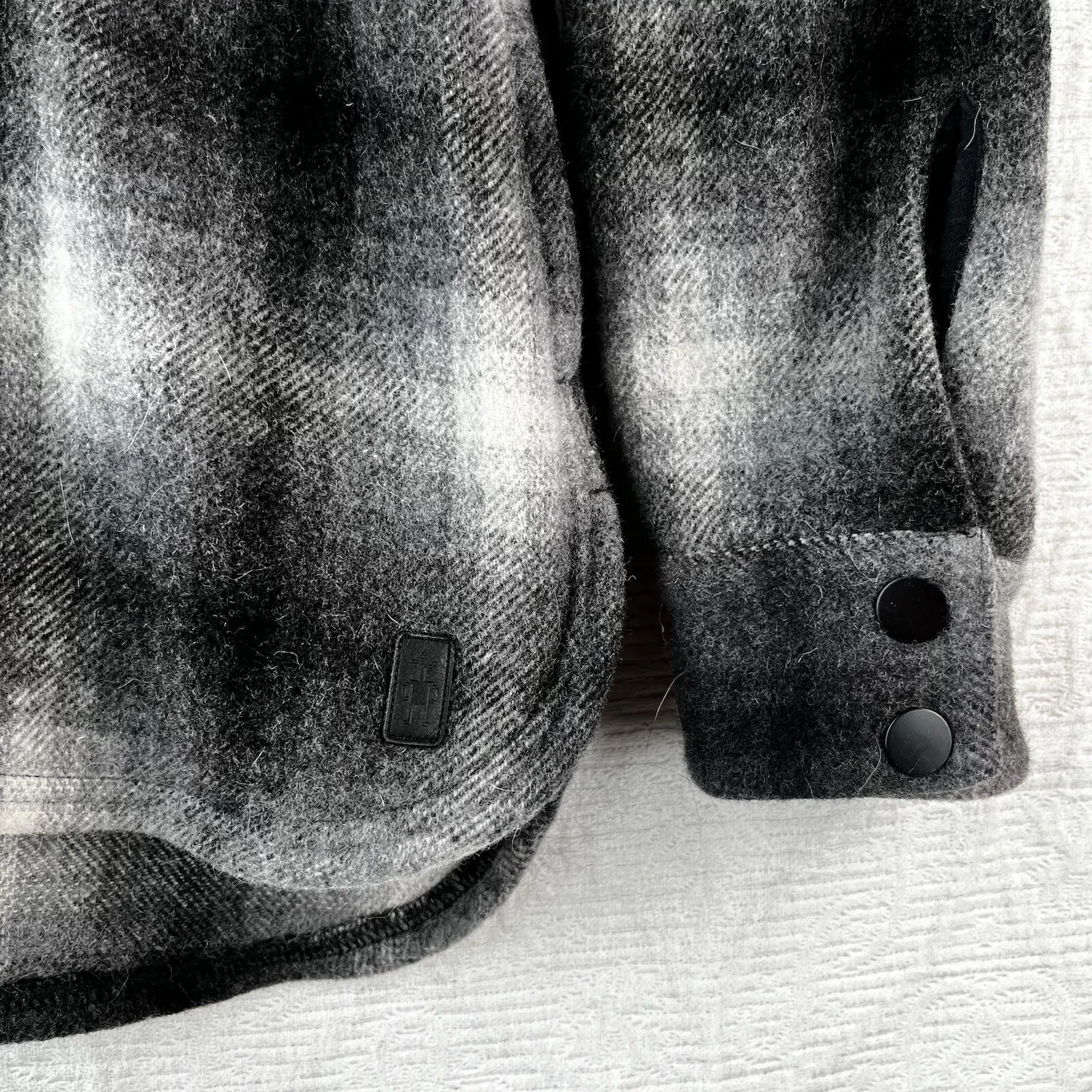 smartwool anchor line plaid flannel snap down jacket