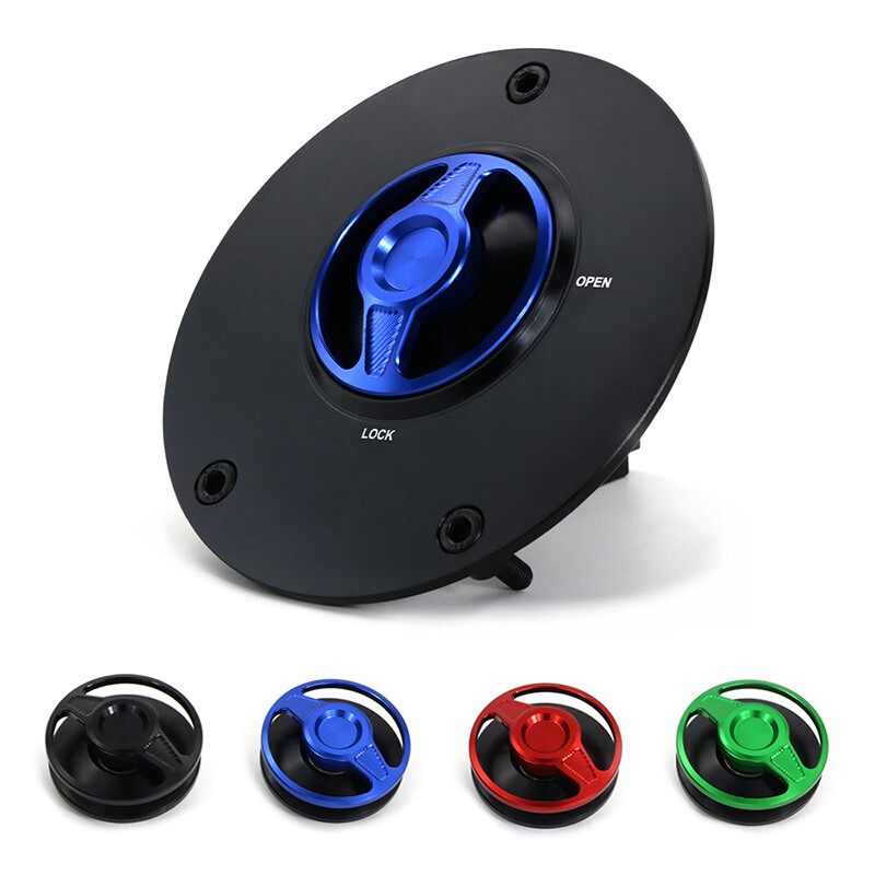 A Gas Fuel Tank Cap Cover Aftermarket Fit For Kawasaki Ninja