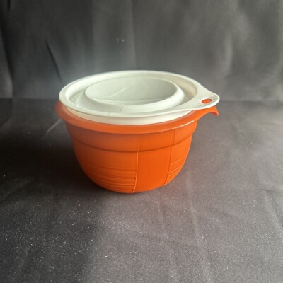 Tupperware CombiPlus P 11 kl. Rührschüssel 650ml Orange/weiß NEU