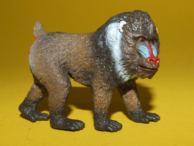 25) Schleich Schleichtier Wildtier Affe Monkey Mandrill Männchen 14715 top